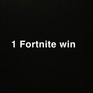 One Fortnite win